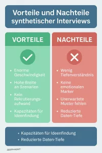 Mix echter und KI-generierter Interviews im JTBD Framework