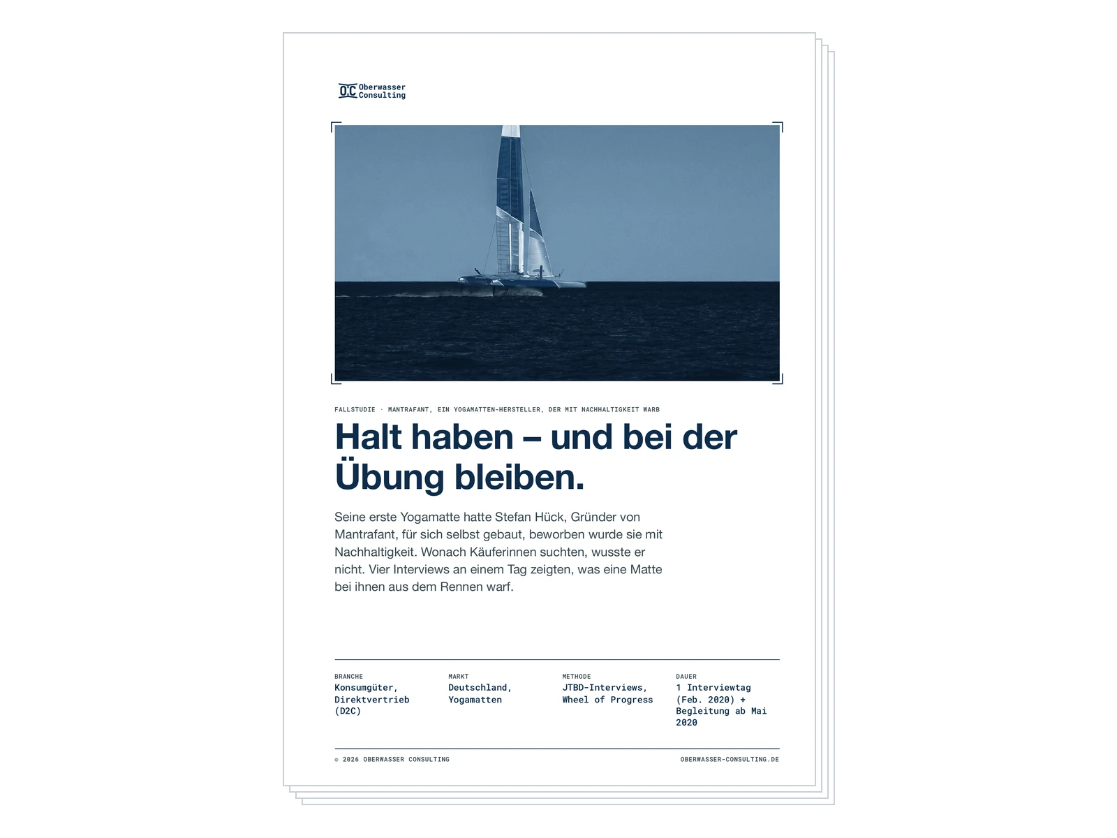 Vorschau der Fallstudie: Mantrafant – Halt haben und bei der Übung bleiben